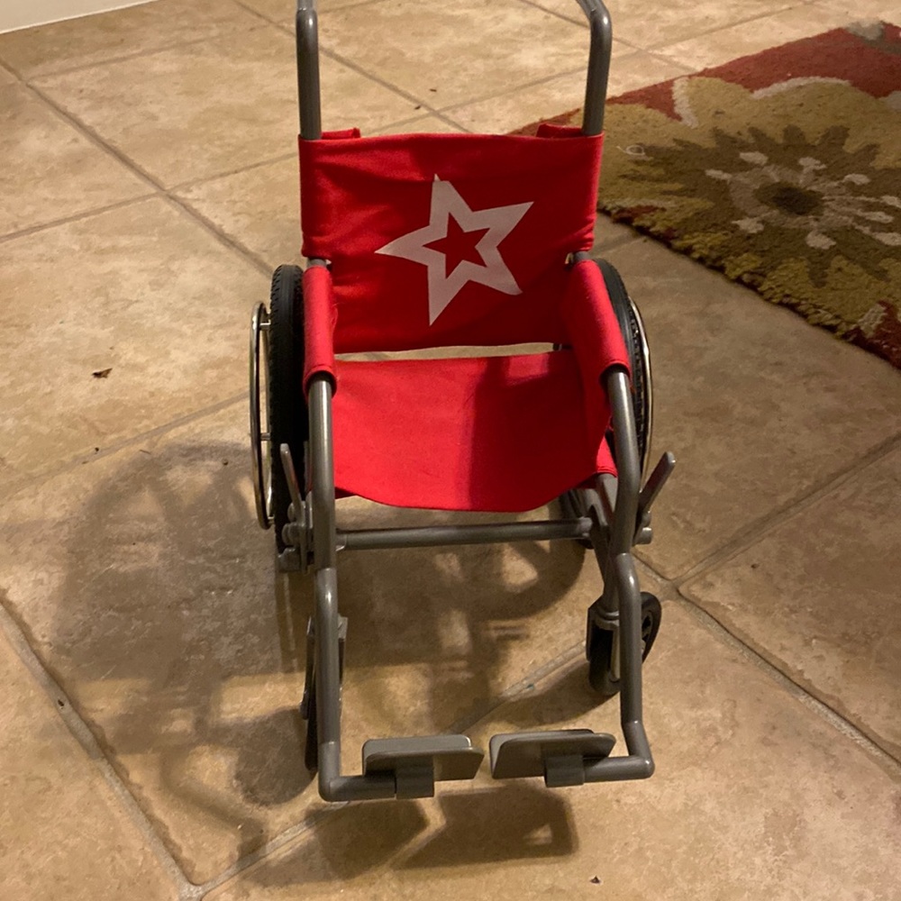 American girl doll wheel chair